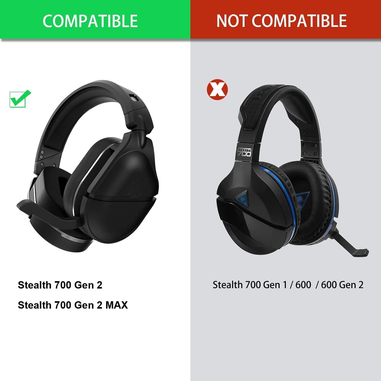 Amazon | Stealth 700 Gen2 ヘッドバンドとマイクフォーム - defean